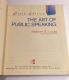 The Art of Public Speaking 1983 Sixth Edition, First Printing by Stephen E. Lucas