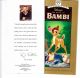 BAMBI Disney Label VHS 55th Anniversary Ed in Clamshell & Booklet+ 9505