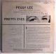 PEGGY LEE Pretty Eyes LP Record Album Billy May Arrangements T1401