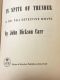 In Spite of Thunder Dr. Fell Detective Novel by John Dickson Carr 1960 HB Murder Mystery