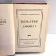 Isolated America by RAYMOND LESLIE BUELL 1940 HB Stated First Edition