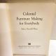 Colonial Furniture Making for Everybody JOHN GERALD SHEA 1964 13th Printing