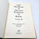 VOL 3 CRC Handbook of Physical Properties of Rocks ROBERT S. CARMICHAEL1984 HB