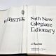 Webster’s Ninth New Collegiate Dictionary 1983 Hardback With Thumb Index Tabs