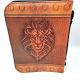 The Lord is My Strength and My Shield, Lion Brown Bible Cover - XL