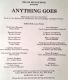 Helias High School Jefferson City, MO, 1983 Musical Program for Cole Porter's Anything Goes plus bonus: 2 Play Ticket Stubs