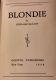 Blondie, by Edward Elliot VINTAGE 1938 Hardback - Extremely Scarce