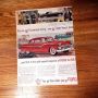1955 - 9.25 X 12 - 55 Ford Cars Tear Sheet ad RED FAIRLANE CLUB SEDAN