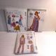 Lot of 3 Used Sewing Patterns Women S, and XS and 8