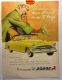 1952 Dodge YELLOW Jadeite Green ad - Milwaukee Wisconsin Airscapes Article 