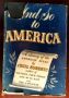 And So To America, A Survey of the American Scene by Cecil Roberts