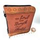 The Lord is My Strength and My Shield, Lion Brown Bible Cover - XL