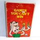 Games You Can’t Win 1977 American Publishing Corp. Softcover UNMARKED--SCARCE!