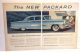 1955 Packard Patrician BLUE - Clipper RED ads 4-page spread